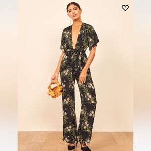 Reformation Lemongrass Jumpsuit